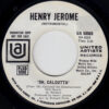 HENRY JEROME / OH, CALCUTTA / FOR ONCE IN MY LIFE / 7" /