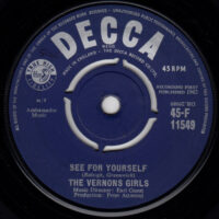 THE VERNONS GIRLS / FUNNY ALL OVER / SEE FOR YOURSELF / 7" /