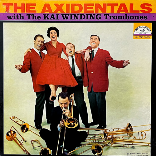 THE AXIDENTALS WITH THE KAI WINDING TROMBONES / THE AXIDENTALS WITH THE KAI WINDING TROMBONES / LP / 1 THE AXIDENTALS WITH THE KAI WINDING TROMBONES / THE AXIDENTALS WITH THE KAI WINDING TROMBONES / LP /