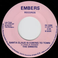 THE EMBERS / BLUE DECORATIONS / SANTA CLAUS IS COMING TO TOWN / 7" /