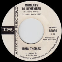 IRMA THOMAS / TIMES HAVE CHANGED / MOMENTS TO REMEMBER / 7" /