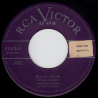 JUAN GARCIA ESQUIVEL Y SU ORQUESTA SONORAMA / VEREDA TROPICAL / BESAME MUCHO / 7" /