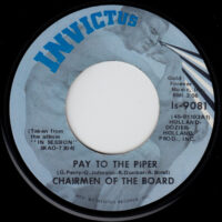 CHAIRMEN OF THE BOARD / PAY TO THE PIPER / BLESS YOU / 7" /