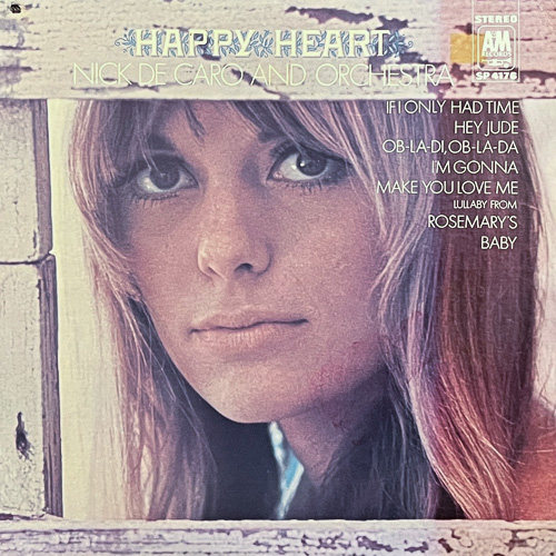 NICK DE CARO AND ORCHESTRA / HAPPY HEART / LP / 1 NICK DE CARO AND ORCHESTRA / HAPPY HEART / LP /